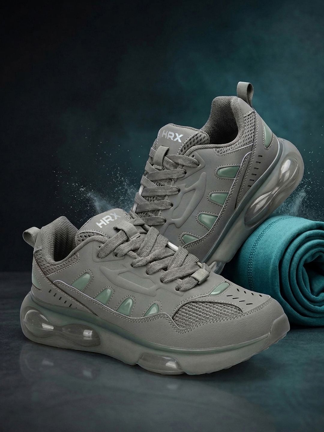 HRX by Hrithik Roshan Men Woven Design Casual Sneakers