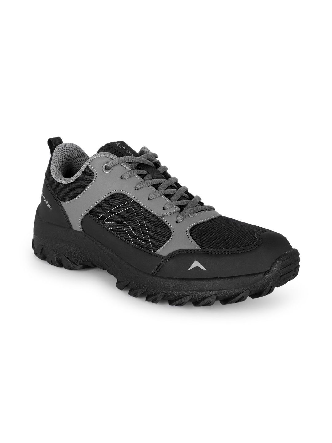Adventra Sports Men Grey Low Top Hiking Shoes with AntiSkid Rubber Sole EH500