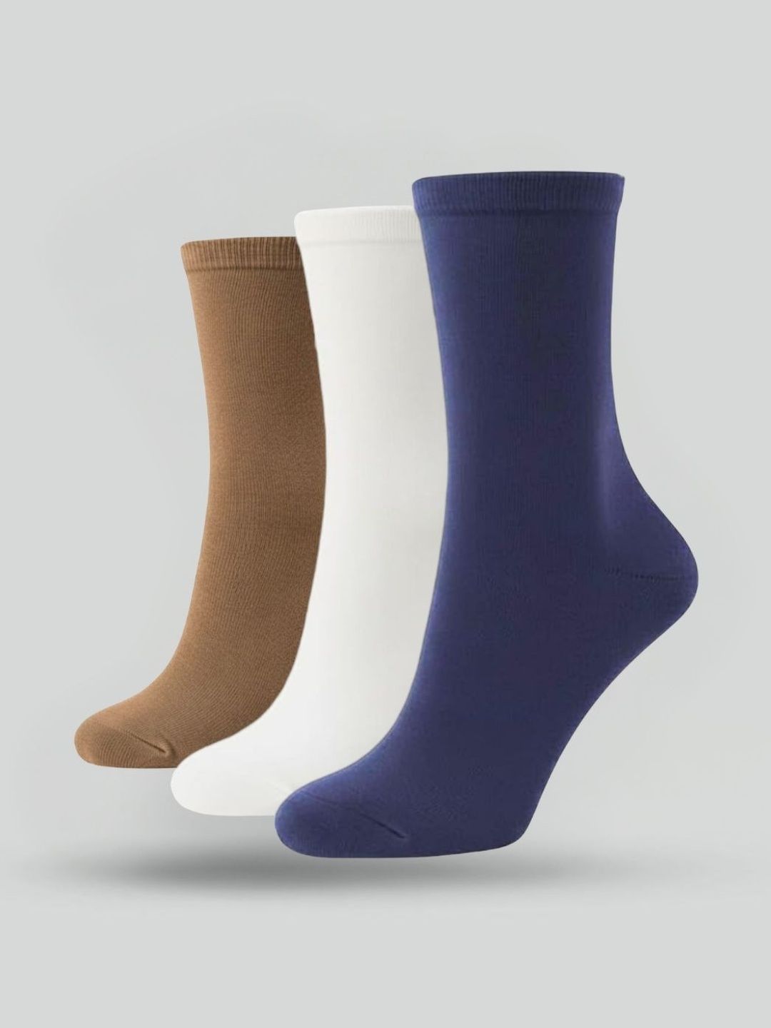 Sockscarving Men Pack Of 3 Bamboo Calf Length Socks