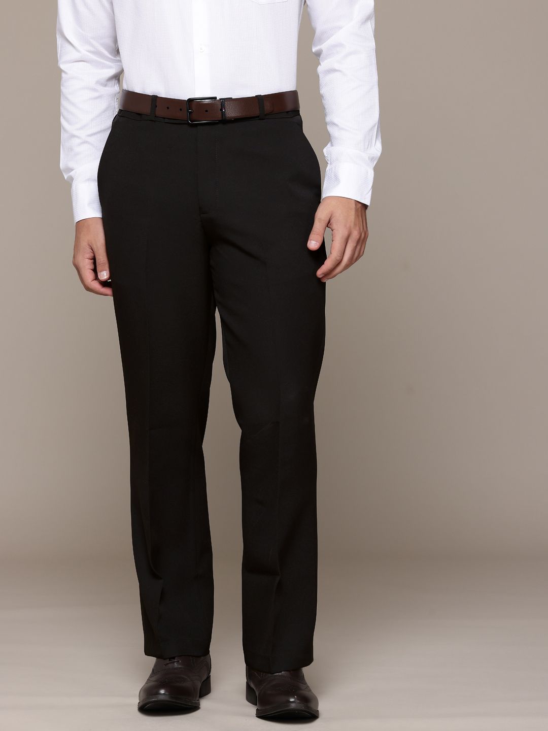 DIVISIVE Men Slim Fit Formal Trousers