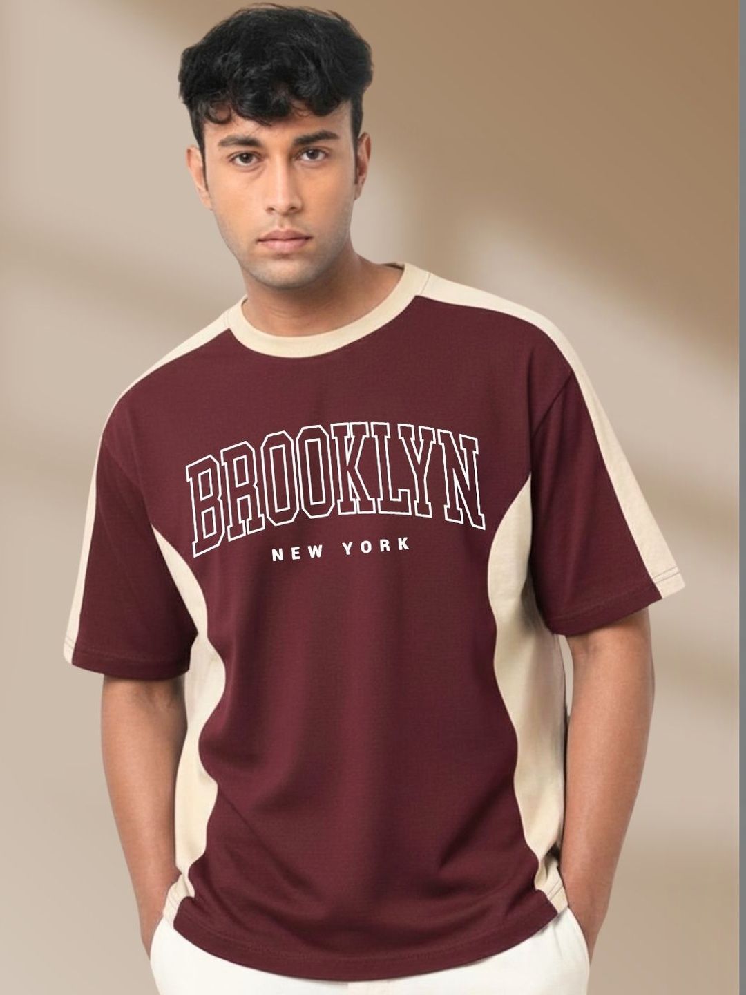 Cool Plus Men Typography Printed T-shirt