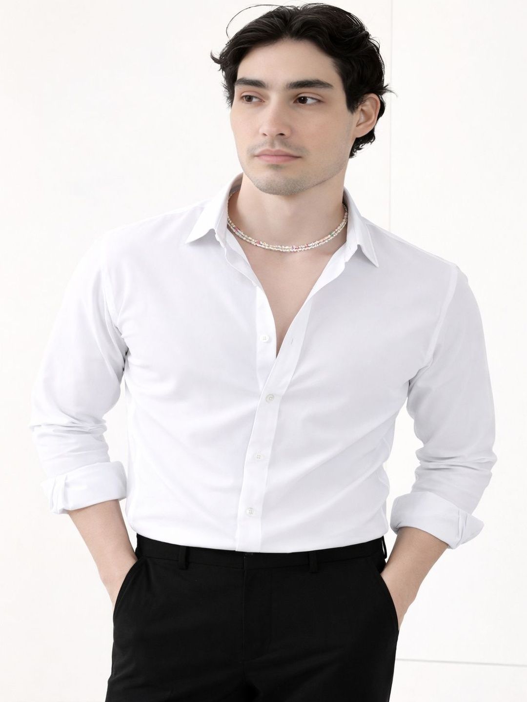 Lee Cross Men Classic Slim Fit Casual Shirt