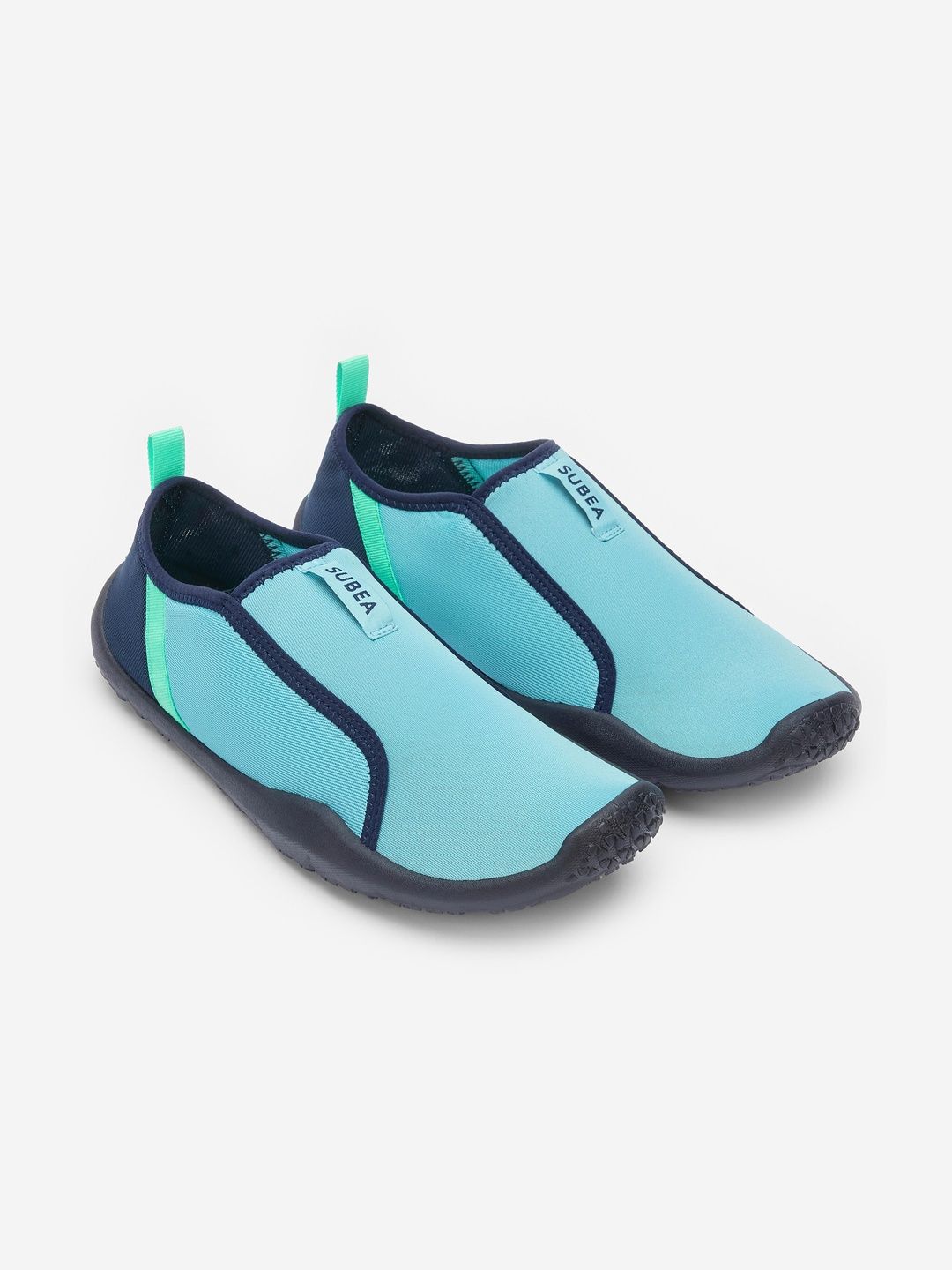 Decathlon Subea - Adults Blue Aqua Shoes 120 Elasticated Water Shoes