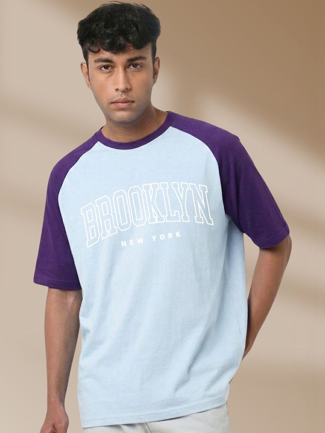 Cool Plus Men Typography Printed Round Neck Regular Sleeves T-shirts