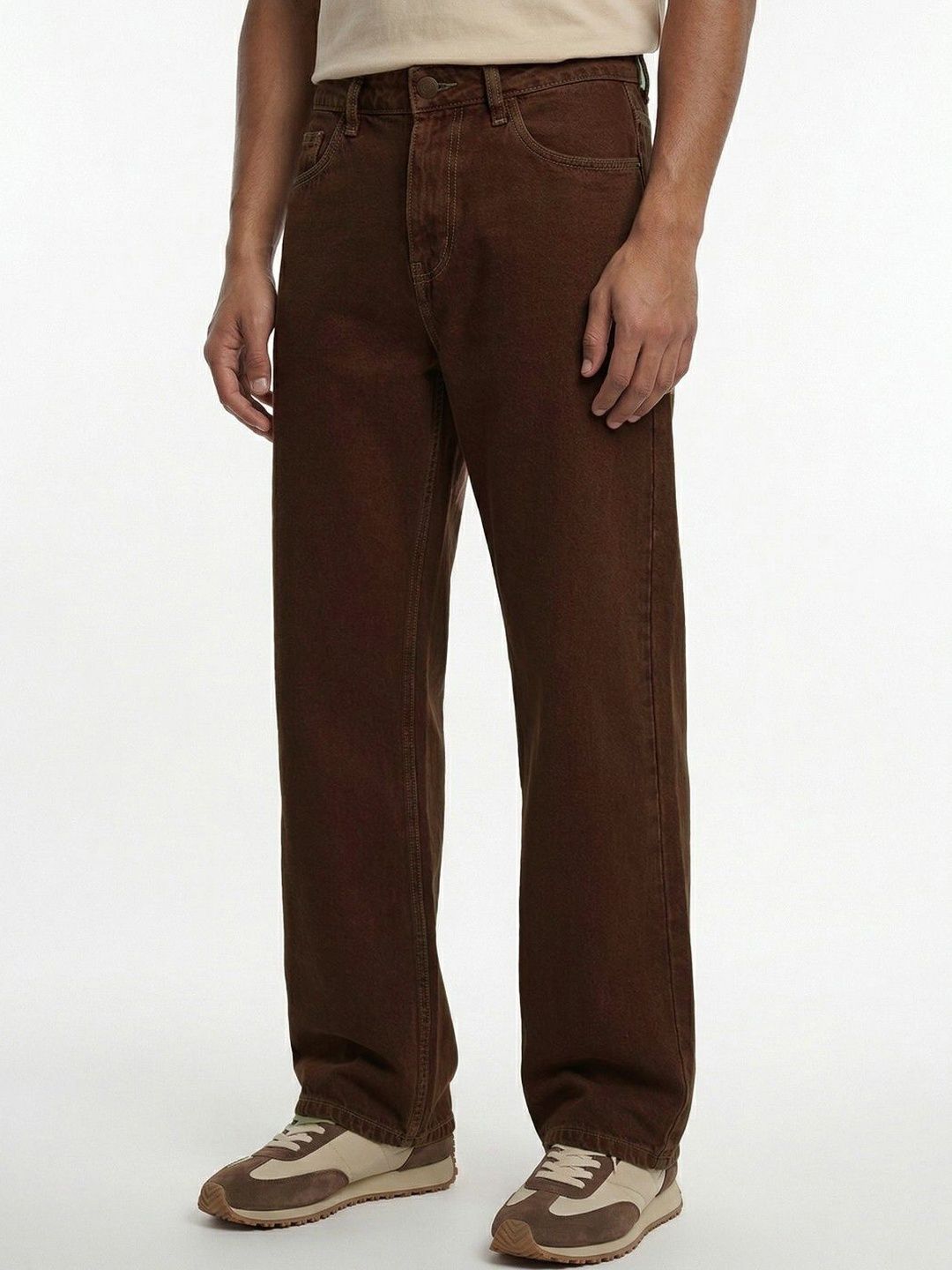 glitchez Men Relaxed Fit Mid-Rise Jeans