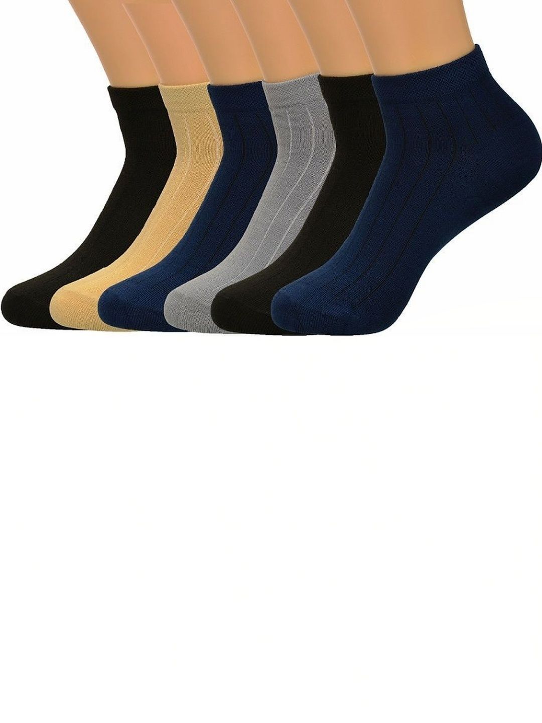 MERCEHIVE Men Pack of 6 Cotton Socks