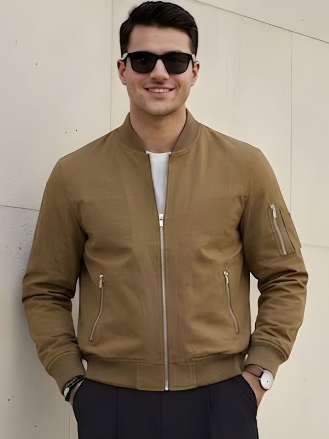 MIA FASHION Men Windcheater Outdoor Bomber Jacket