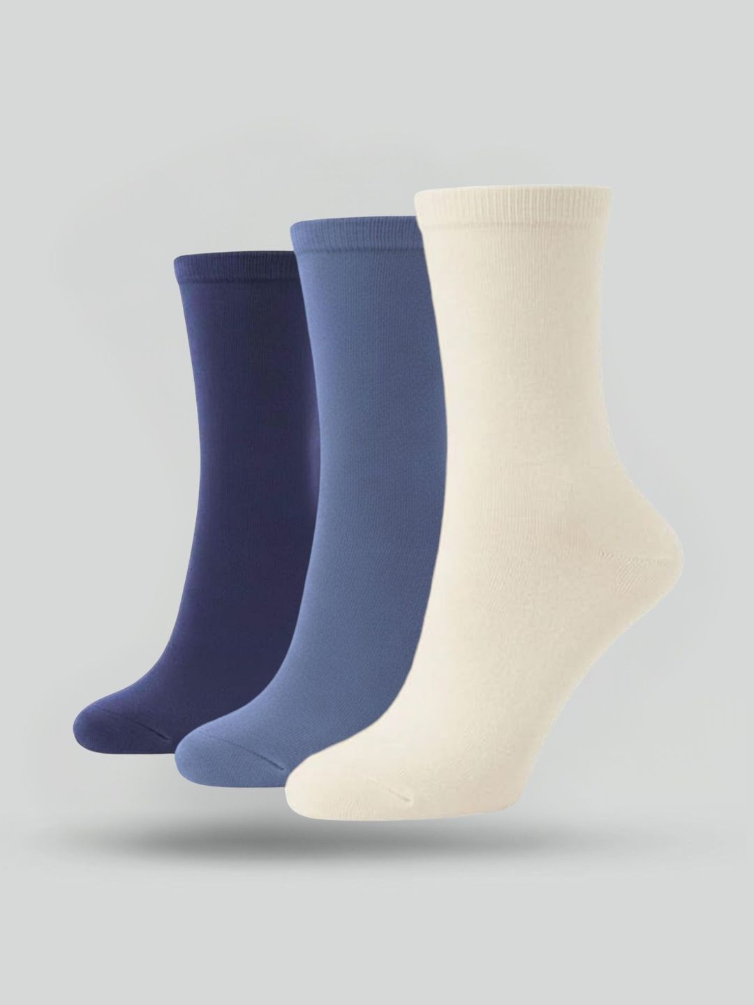 Sockscarving Men Pack Of 3 Bamboo Calf Length Socks
