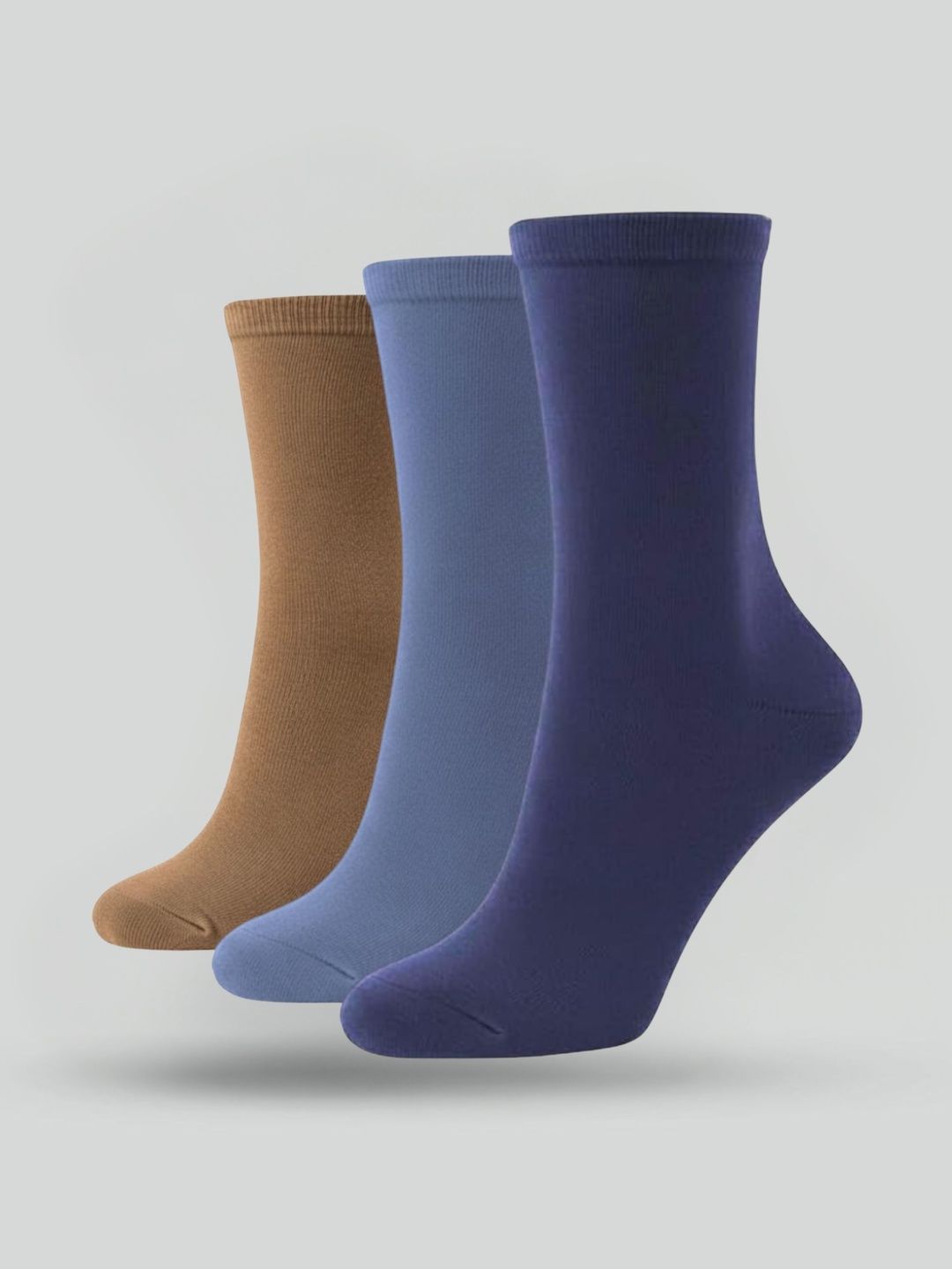 Sockscarving Men Pack Of 3 Bamboo Calf Length Socks
