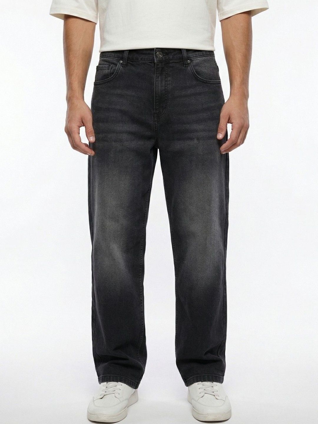 glitchez Men Relaxed Fit Mid-Rise Jeans