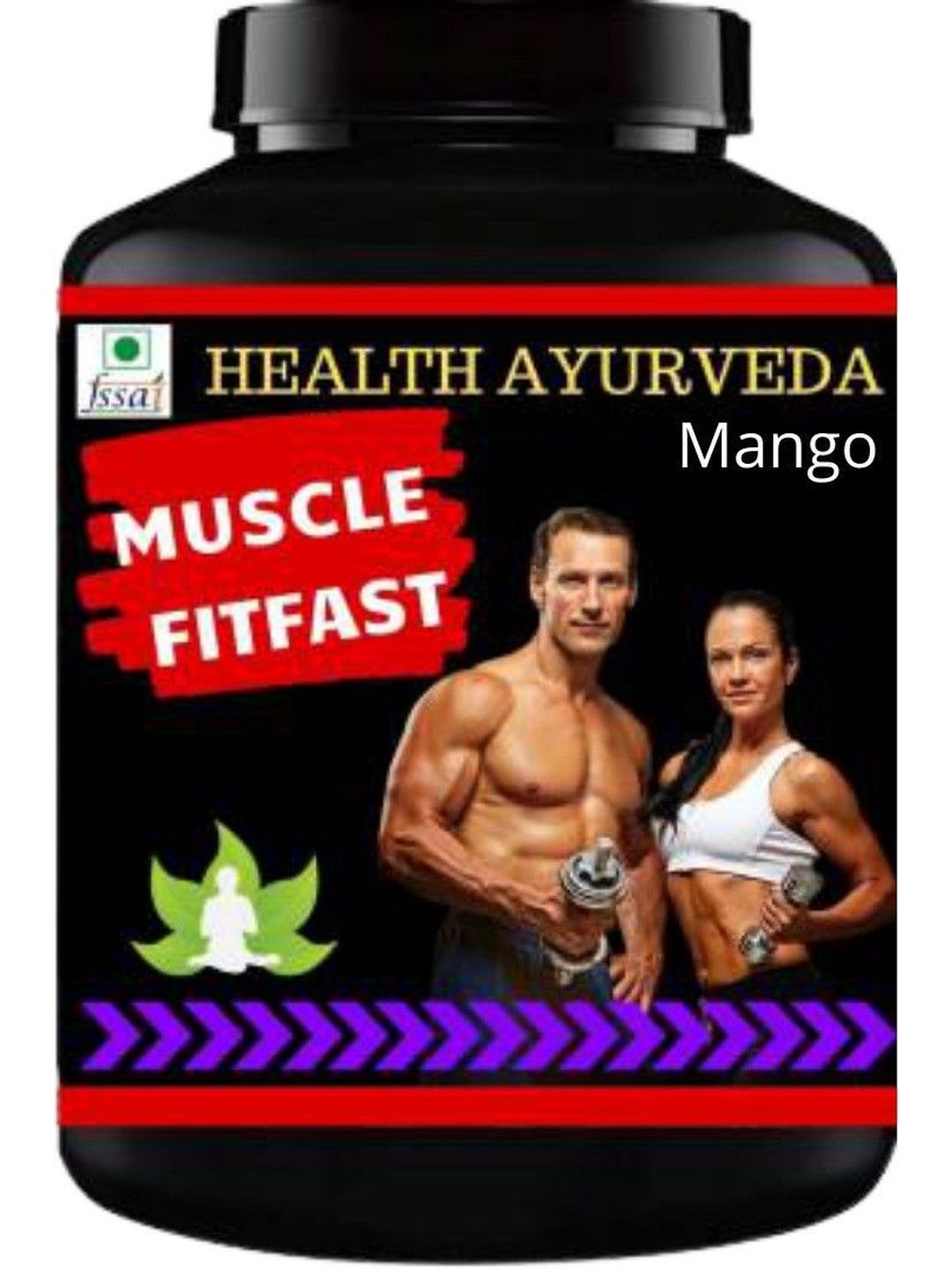 HINDUSTAN AYURVEDA HINDUSTAN AYURVEDA Muscle Fit Fast- 500 g- Mango
