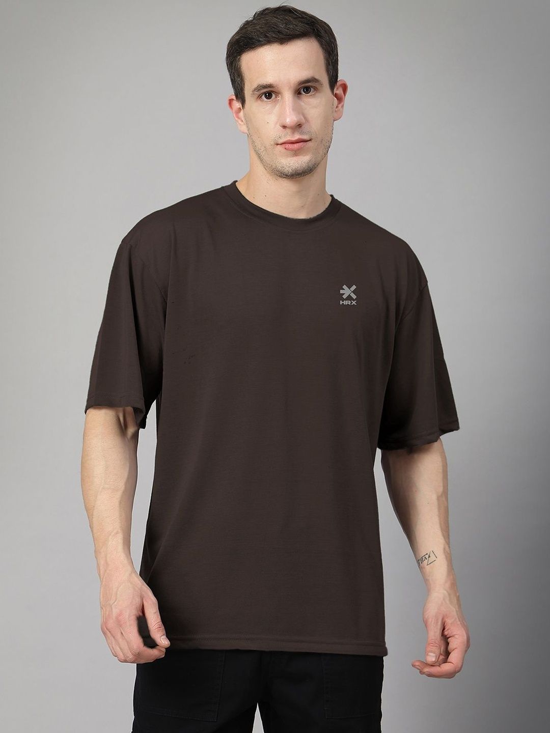 HRX by Hrithik Roshan Men Drop-Shoulder Sleeves T-shirt