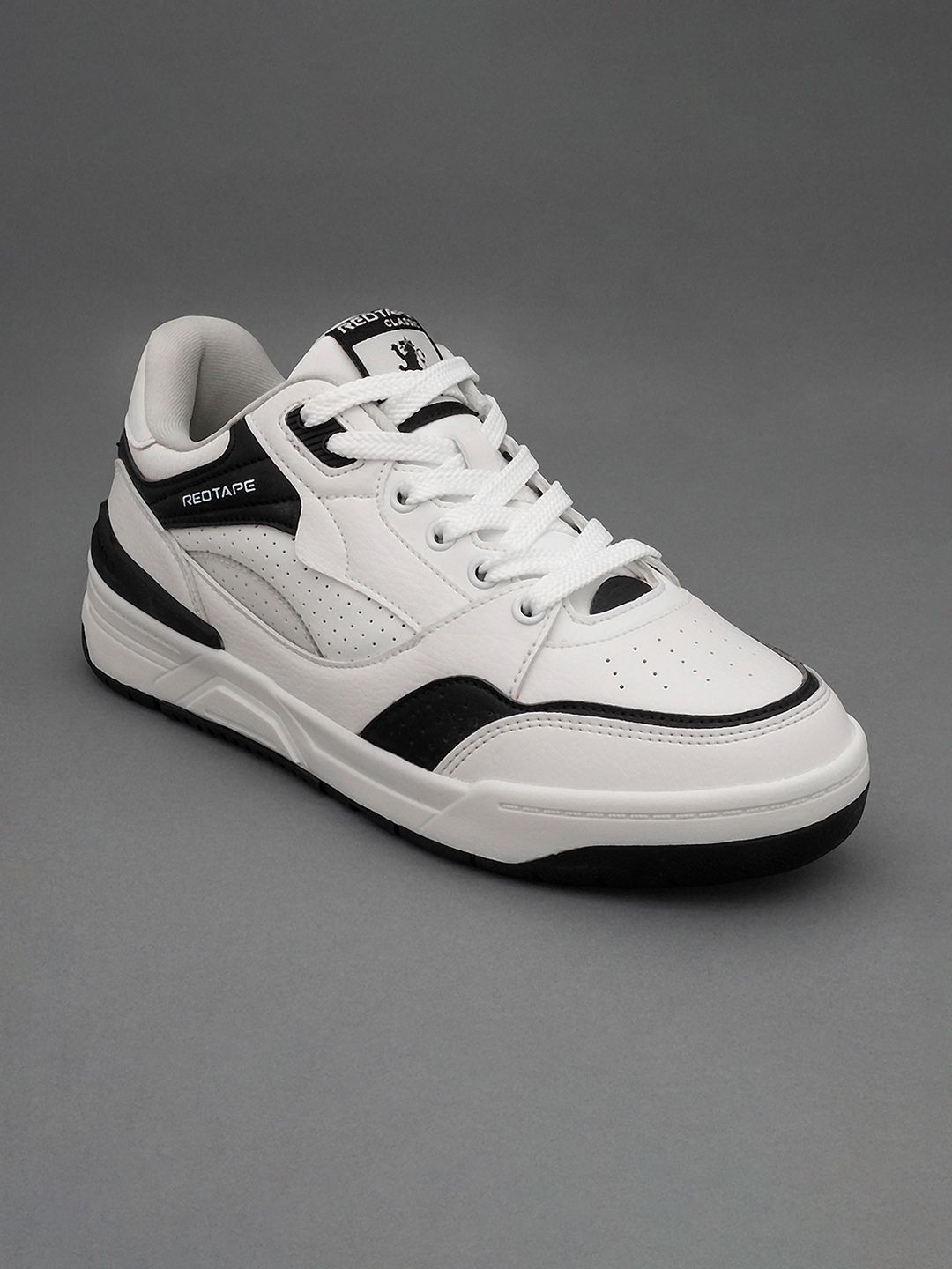 Red Tape Women Colourblocked Sneakers with Laser Cuts