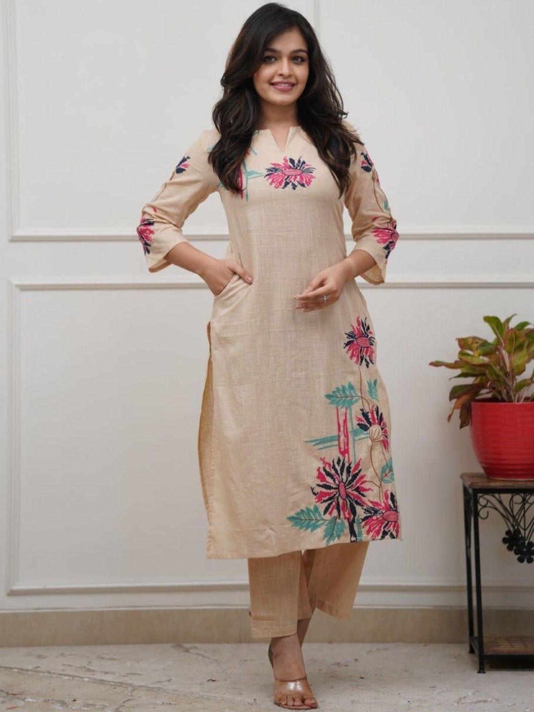 BAESD Embroidered Tunic with Trousers