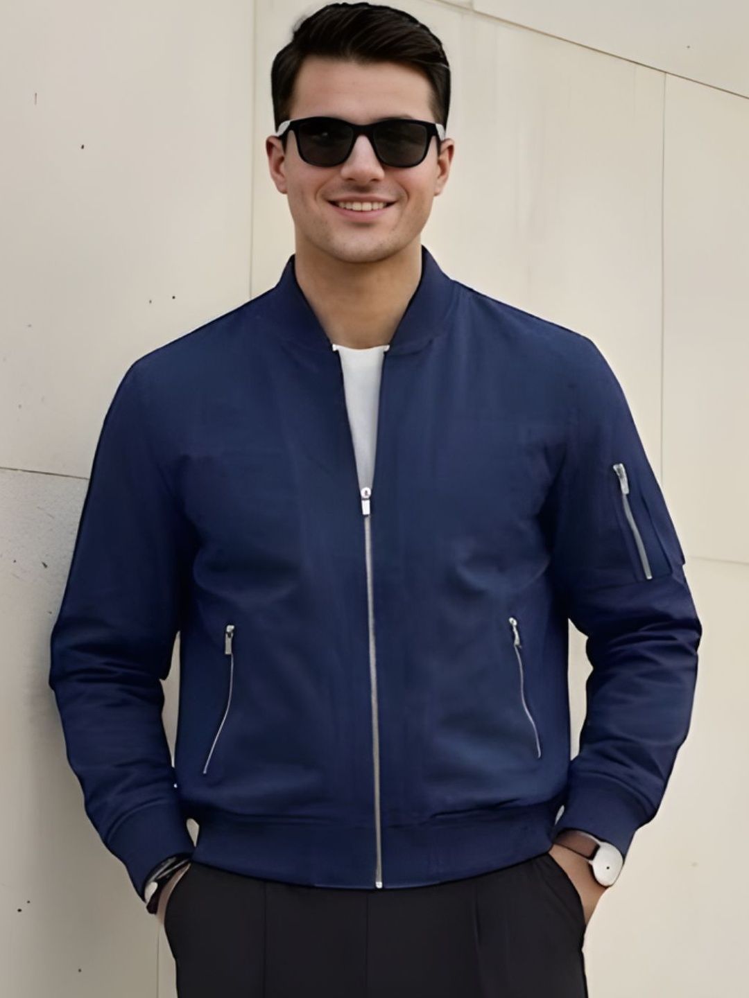 MIA FASHION Men Windcheater Outdoor Bomber Jacket