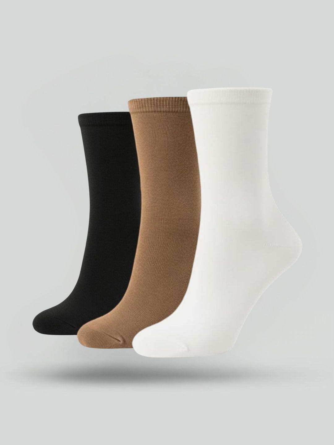 Sockscarving Men Pack Of 3 Bamboo Calf Length Socks