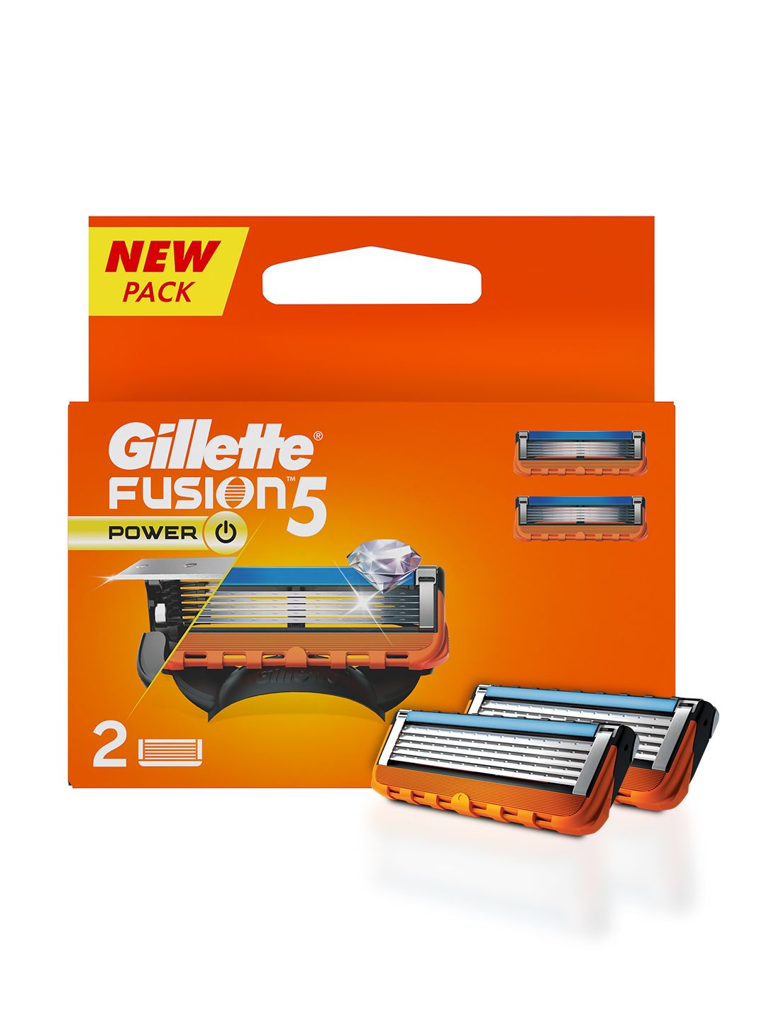 Gillette Gillette Set of 2 Fusion Power Shaving Razor Blades