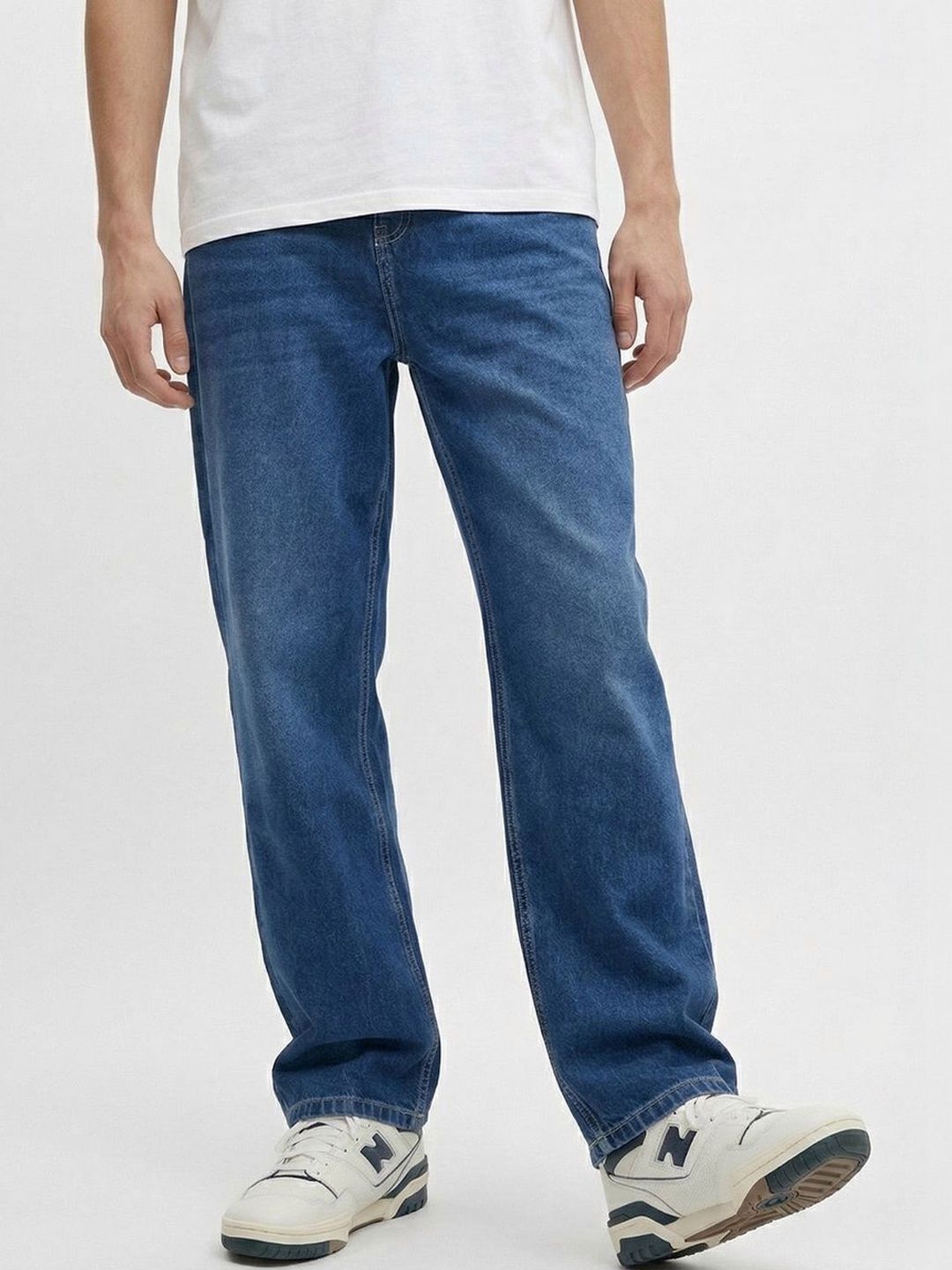 glitchez Men Relaxed Fit Mid-Rise Jeans