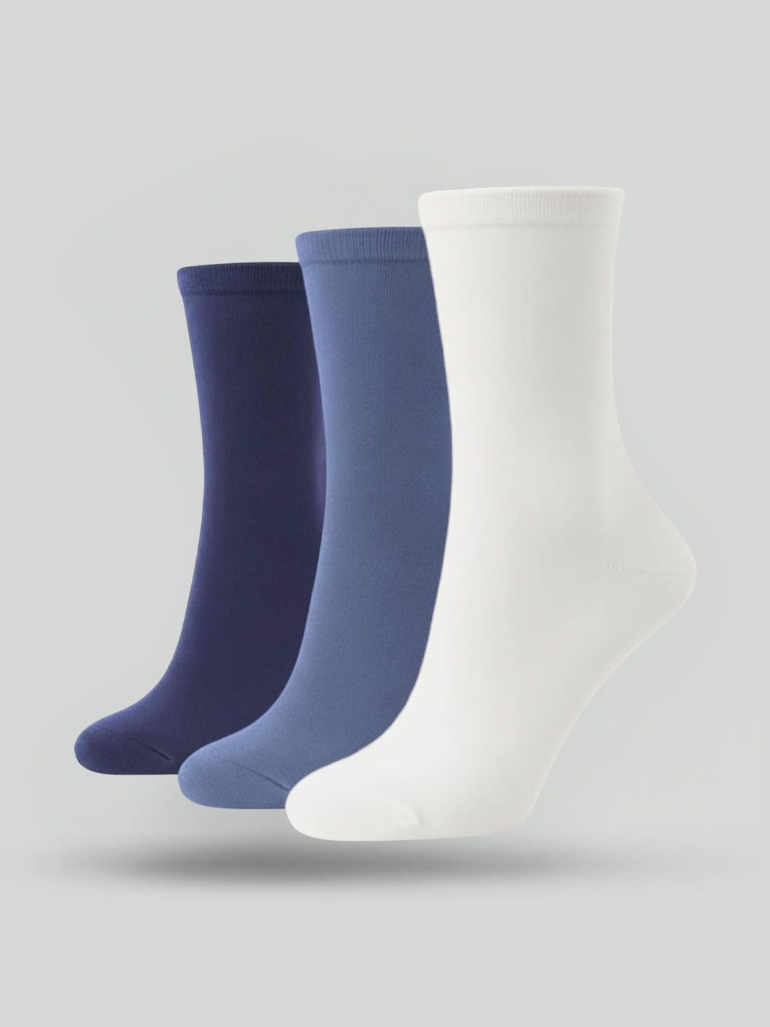 Sockscarving Men Pack Of 3 Bamboo Calf Length Socks