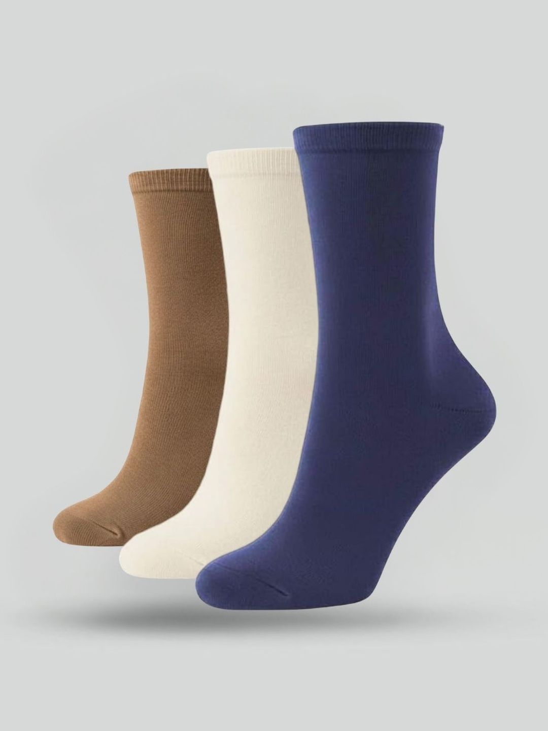 Sockscarving Men Pack Of 3 Bamboo Calf Length Socks