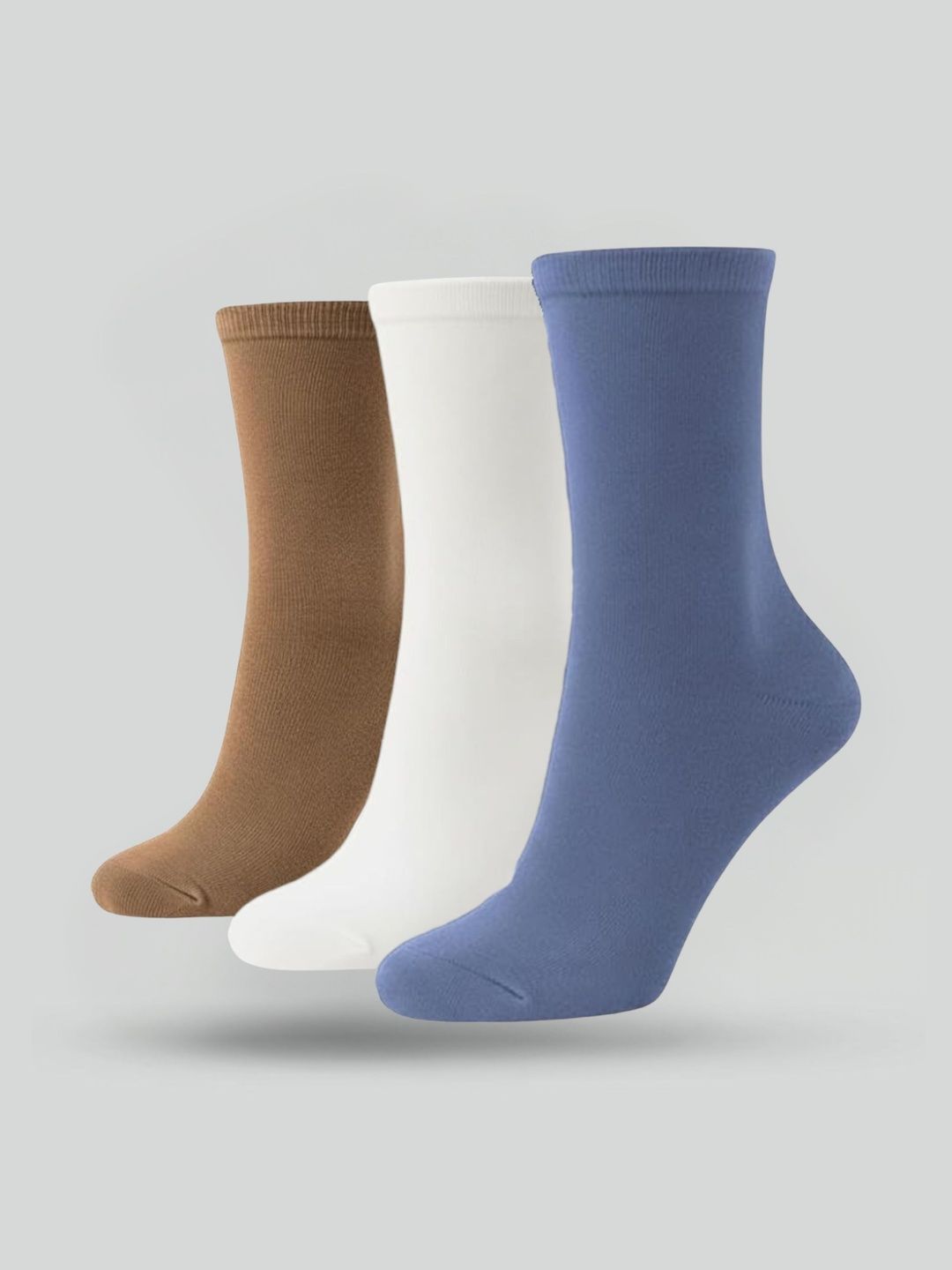 Sockscarving Men Pack Of 3 Bamboo Calf Length Socks
