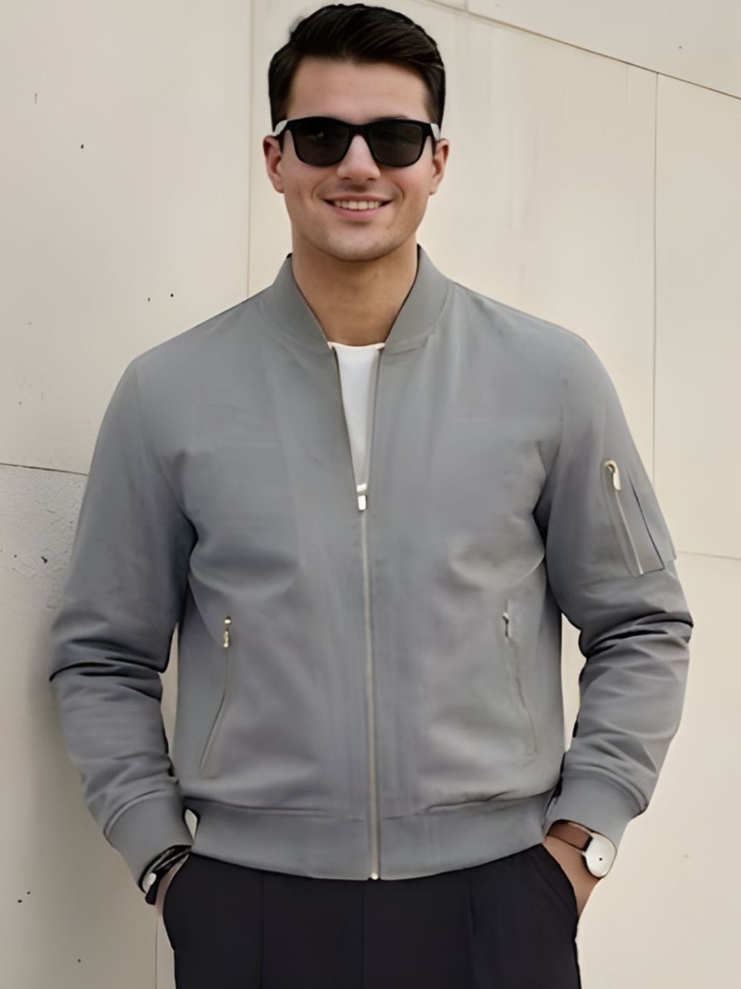 MIA FASHION Men Windcheater Outdoor Bomber Jacket