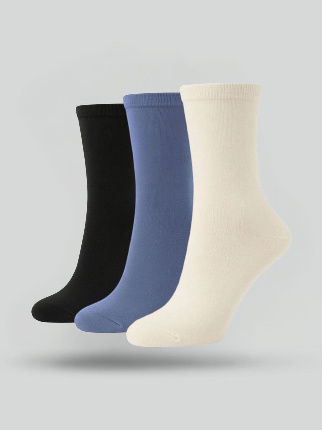 Sockscarving Men Pack Of 3 Bamboo Calf Length Socks