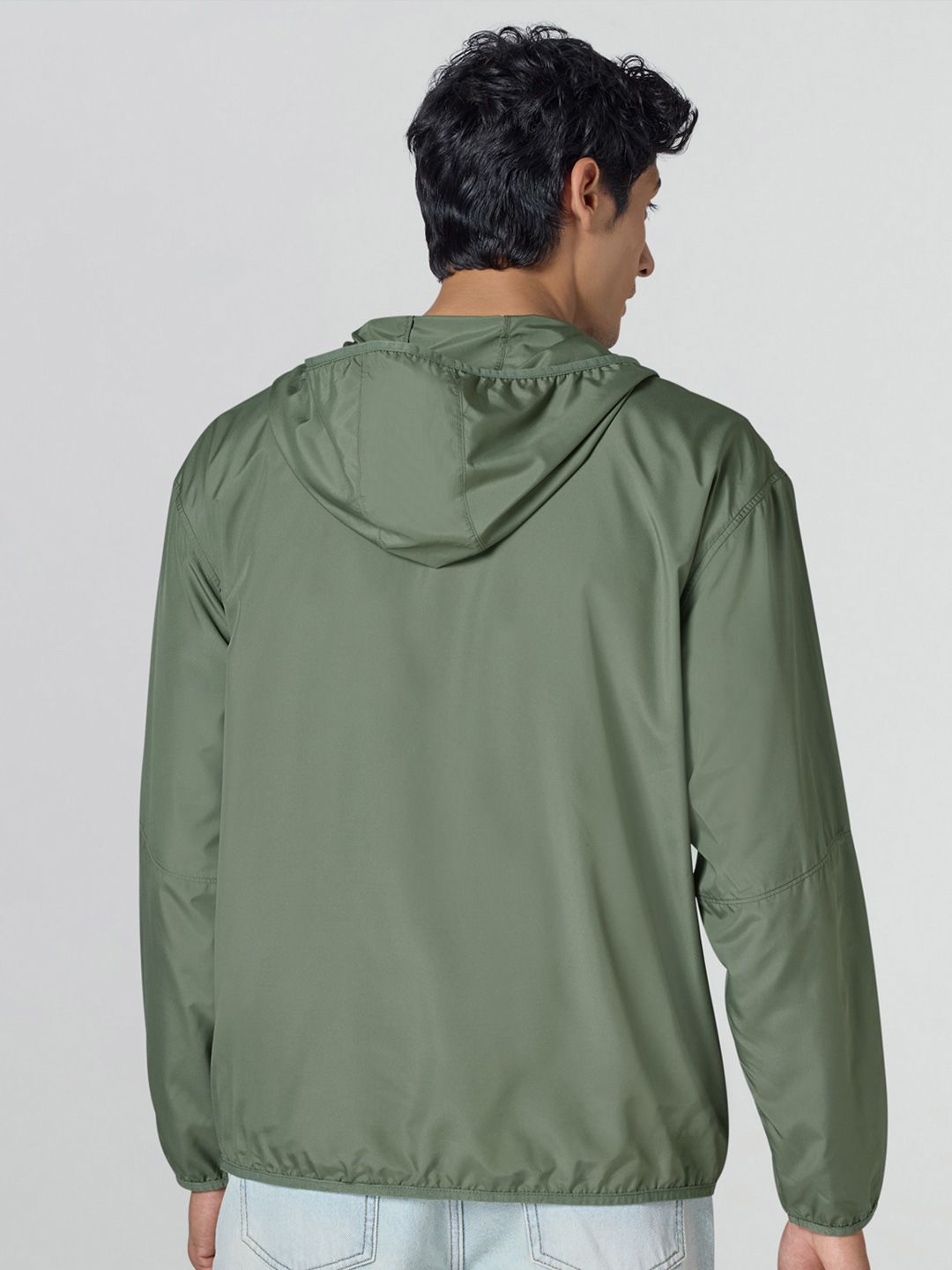Buy XYXX Men's Solid Ozone Uv Protection Polyester Quick Dry Sage