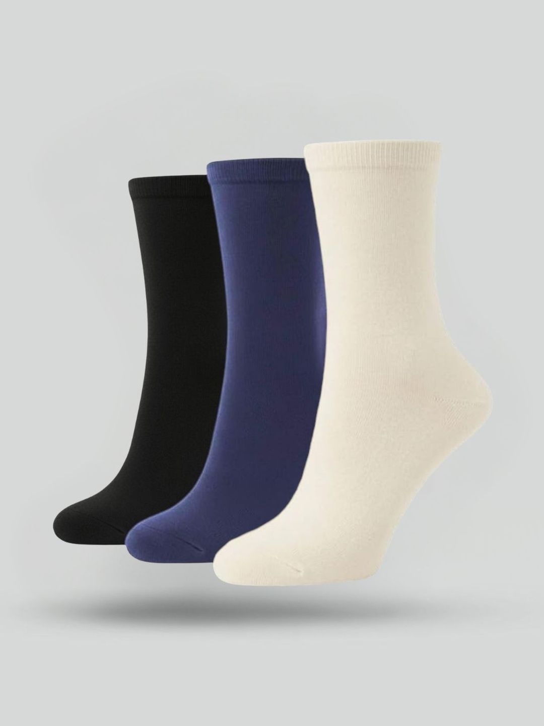 Sockscarving Men Pack Of 3 Bamboo Calf Length Socks
