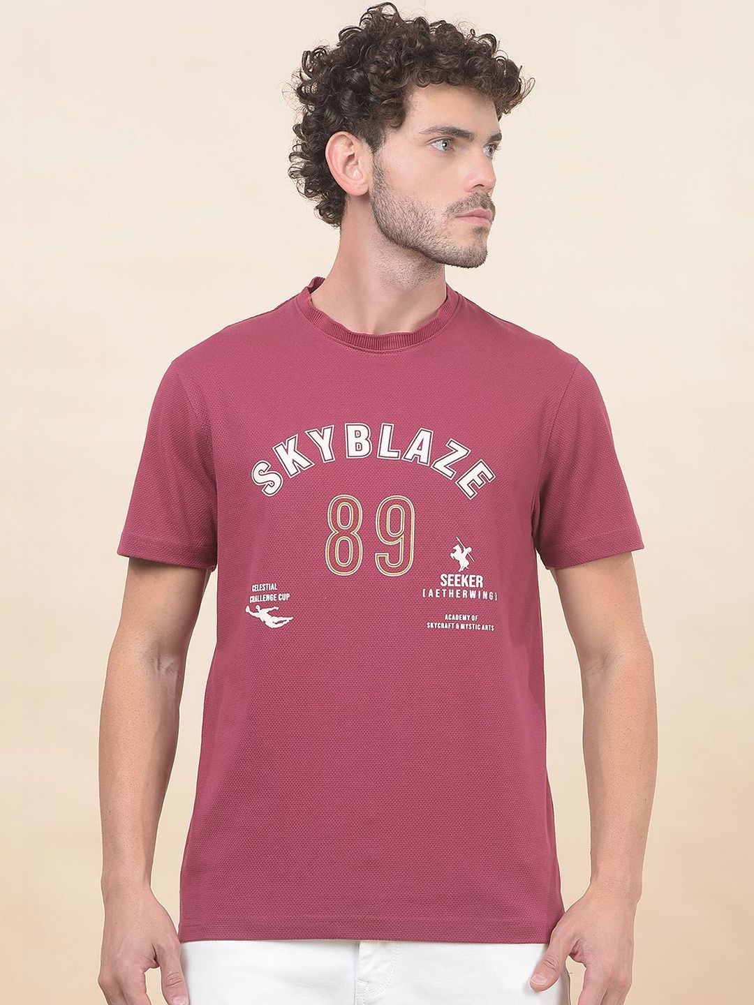 Cantabil Men Printed T-shirt