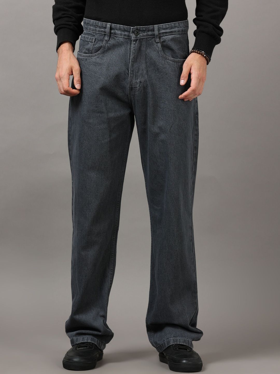 R.Code by The Roadster Life Co. Men Smart Mid-Rise Jeans