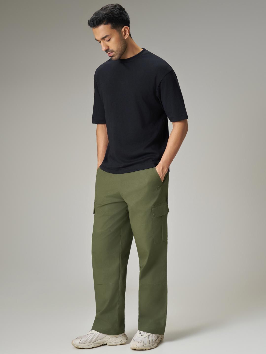 Buy XYXX Men Rove Relaxed Fit Ripstop Cargo Pants - Trousers for