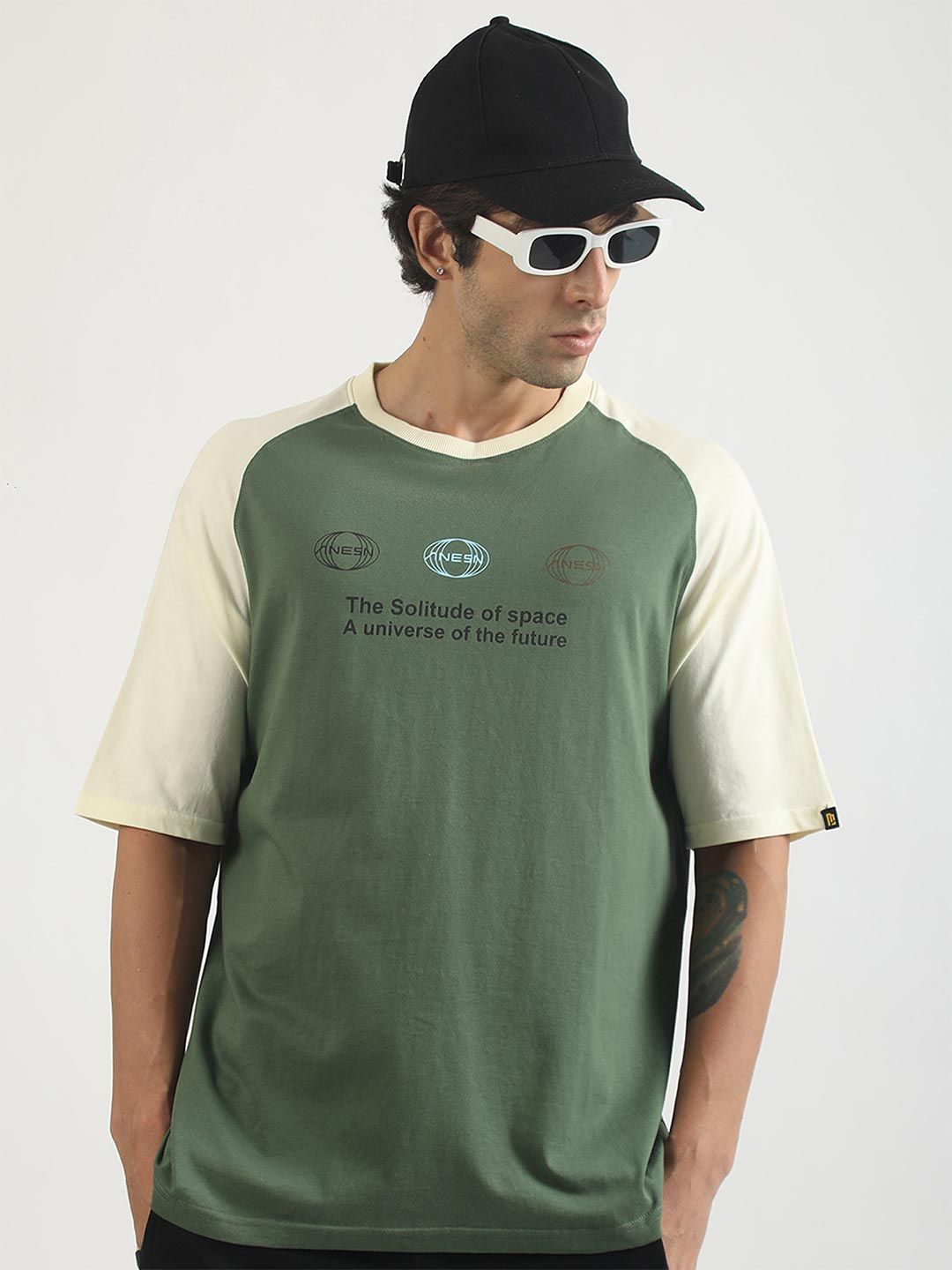 Maniac Men Typography Printed T-shirt