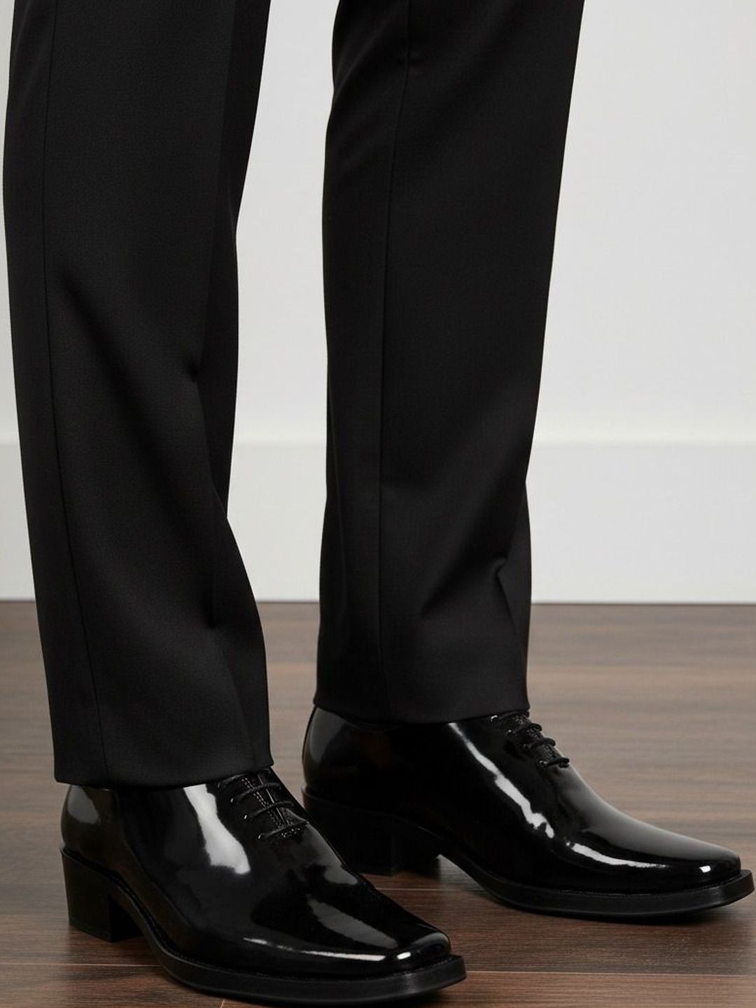 INVICTUS Men Square Toe Lace-Ups Formal Oxfords