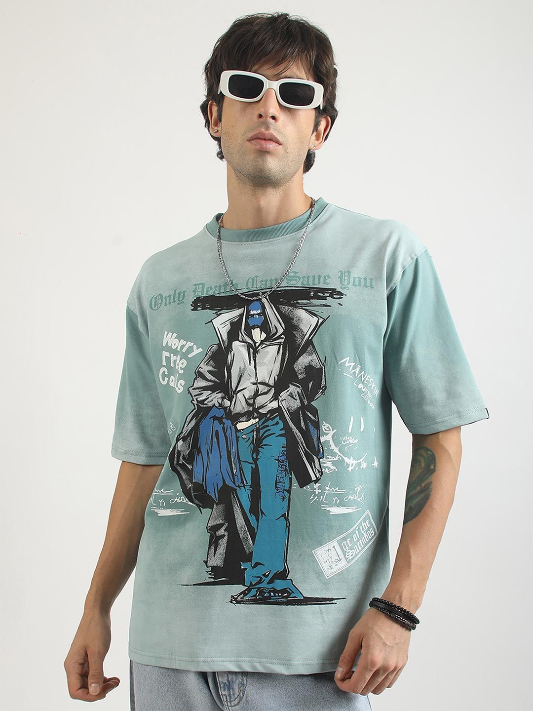 Maniac Men Printed T-shirt