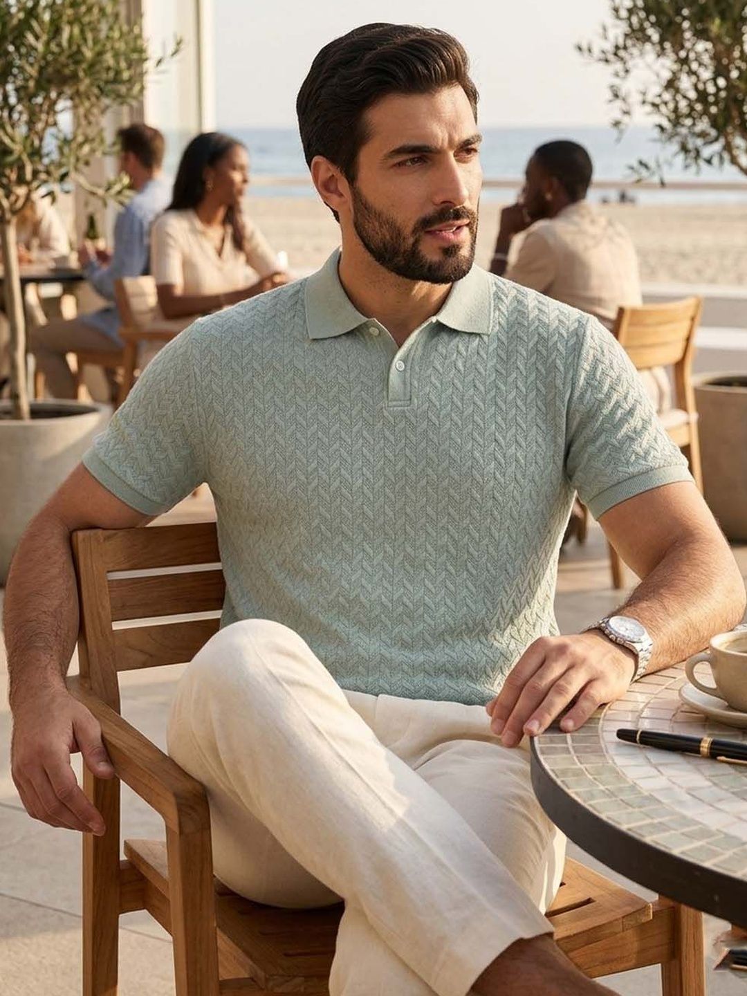 SZN Men Polo Collar Tshirts