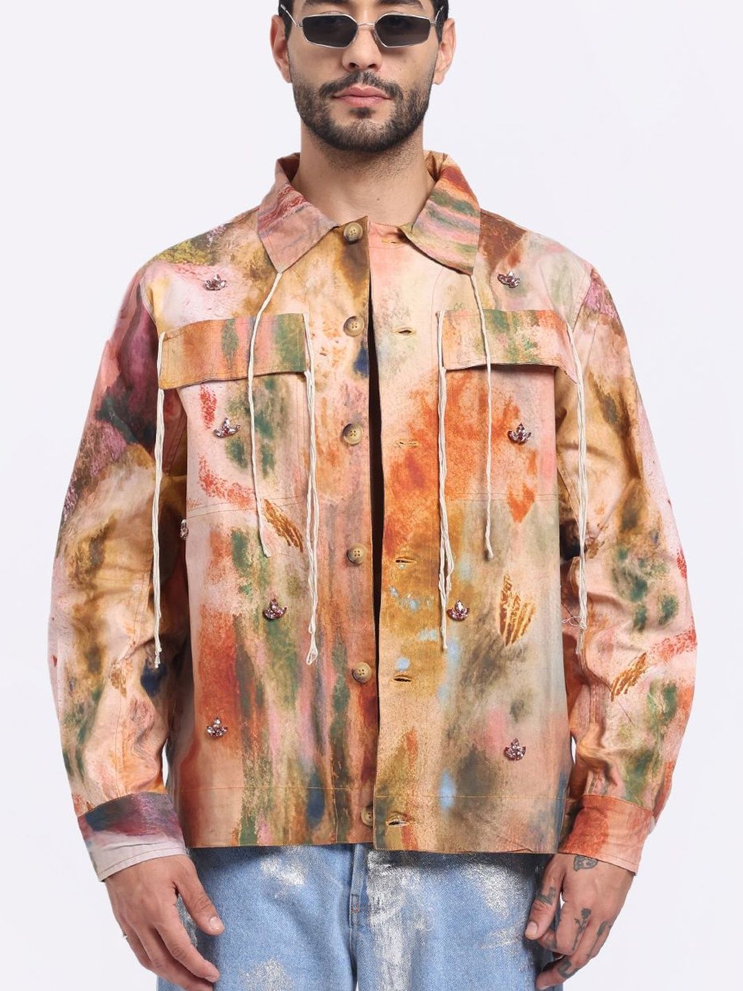 AURGE Men Woven Jacket