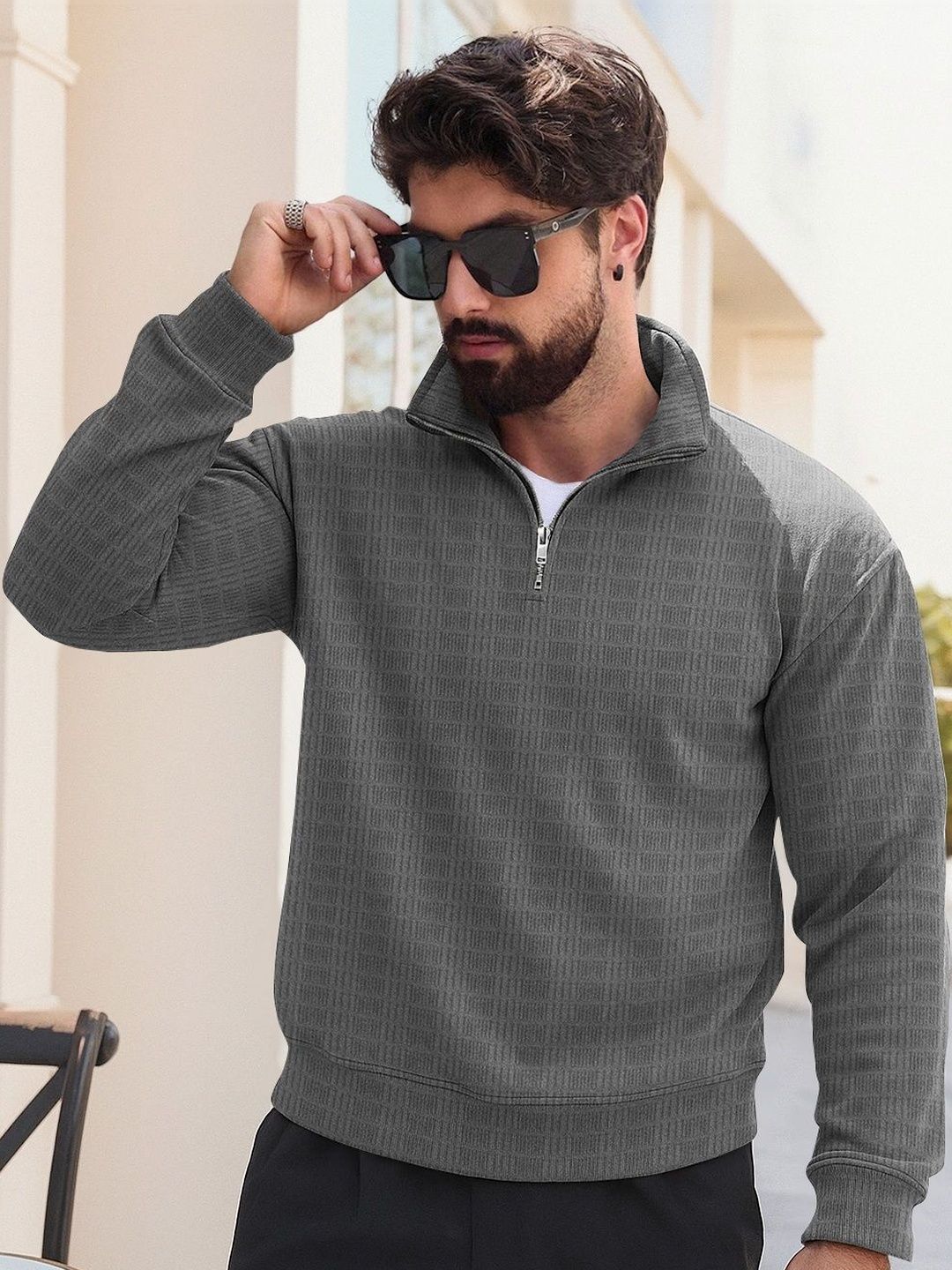 HAPPY KHAJANA Men Polo Collar T-shirt