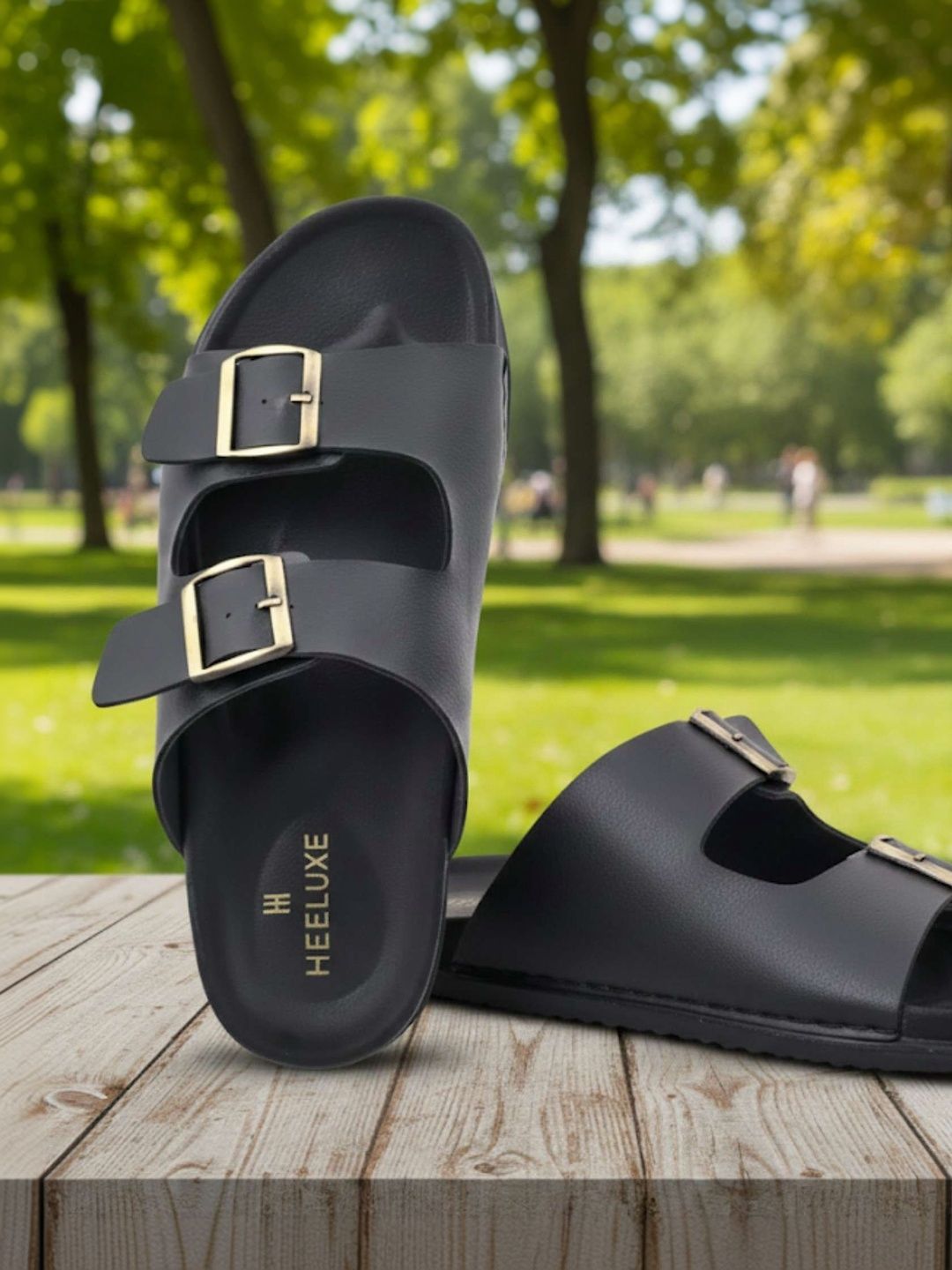 LEHAR Men Ethnic PU Comfort Sandals