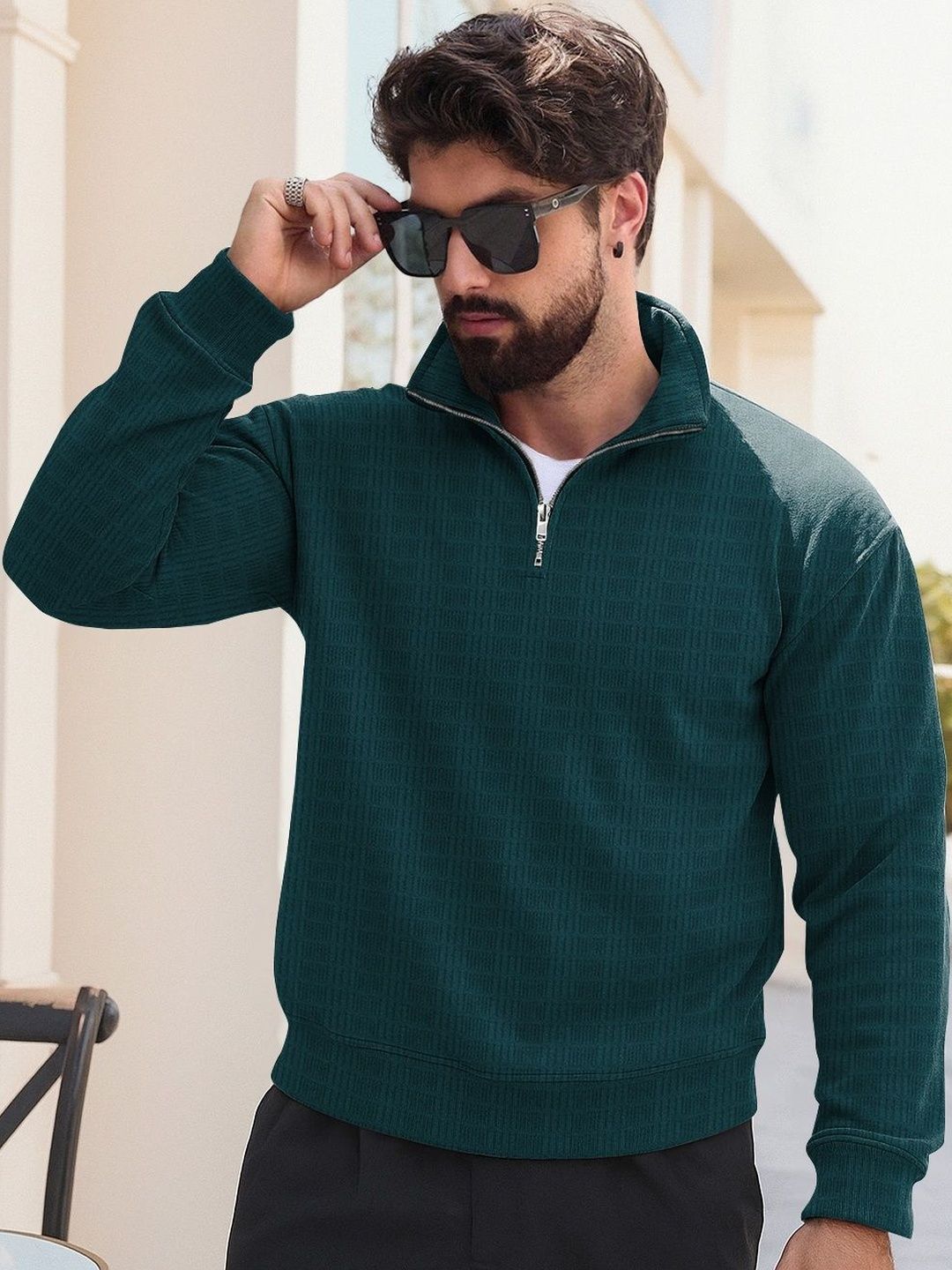 HAPPY KHAJANA Men Polo Collar T-shirt