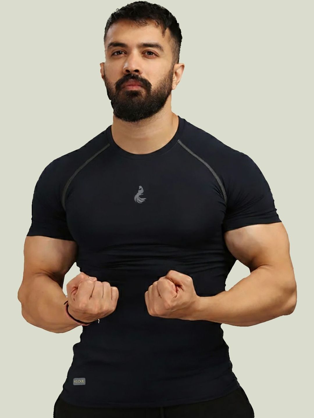 KLOUE Men Compression T-shirt