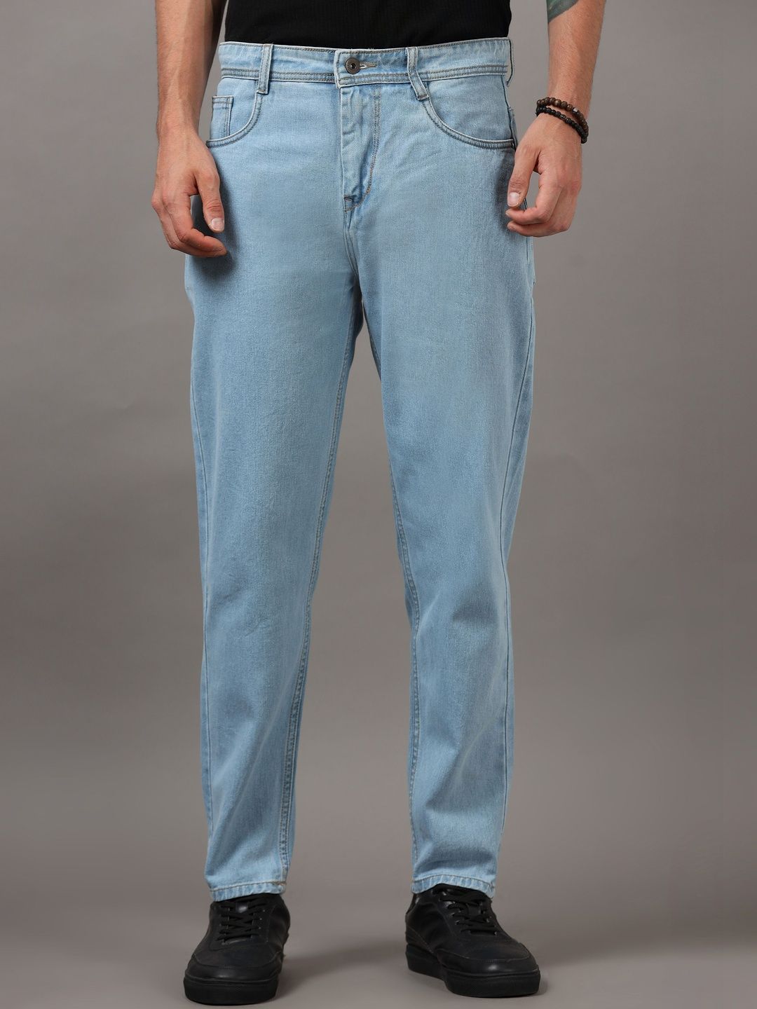 R.Code by The Roadster Life Co. Men Smart Mid-Rise Jeans