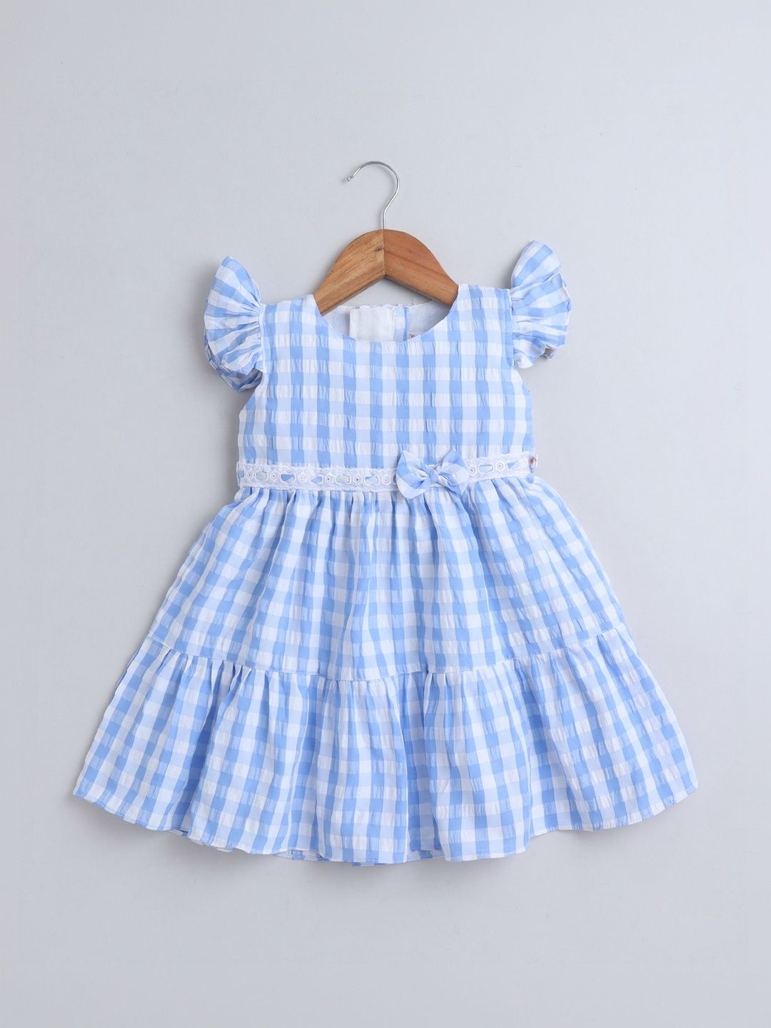 Blue Checked Dress