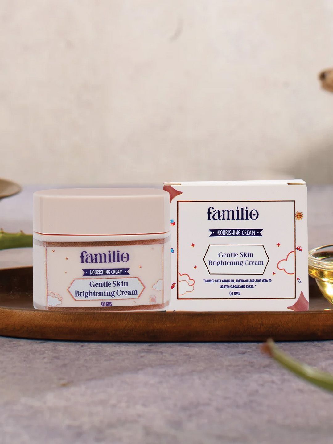 Familio Gentle Skin Brightening Cream With Argan Oil - 50 g