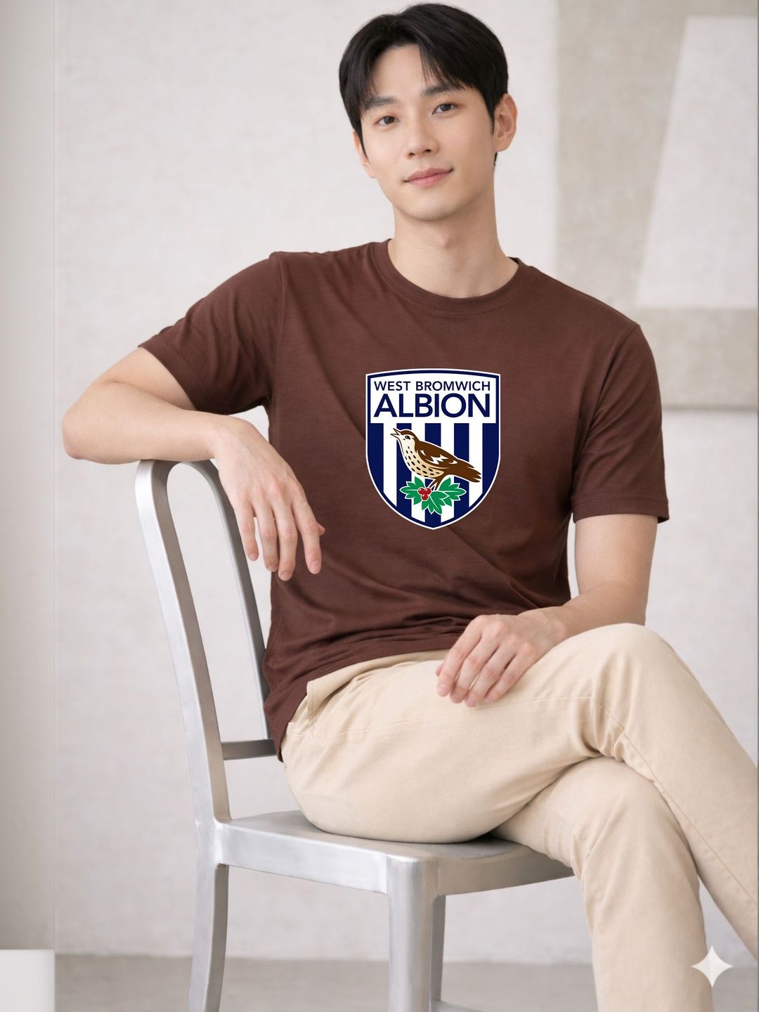 HERE&NOW Men Graphic Printed Round Neck Regular Fit Cotton T-shirt