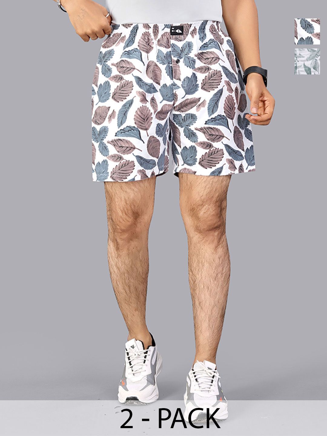 FTX Pack Of 2 Printed Boxers