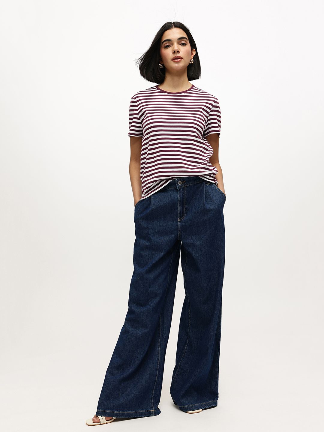 Striped Pure Cotton T-shirt
