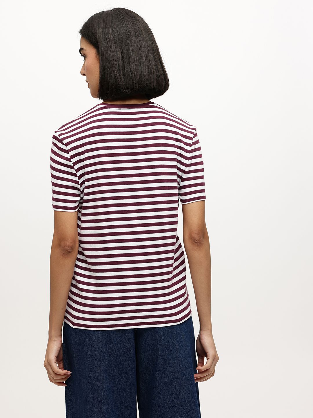 Striped Pure Cotton T-shirt
