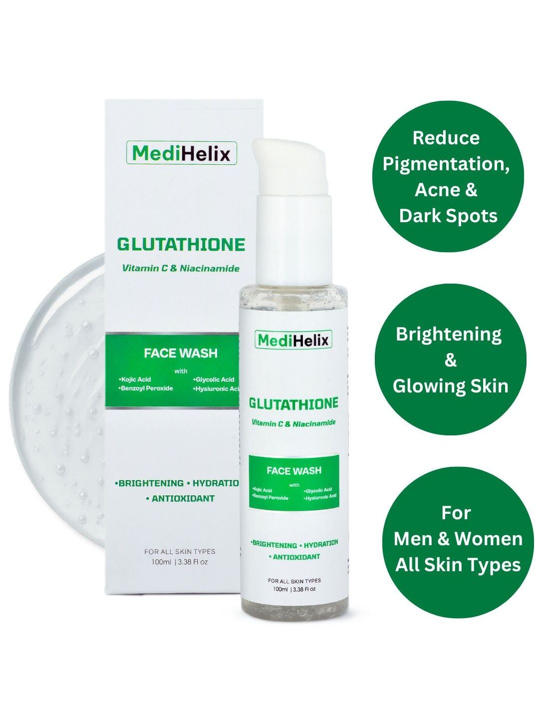 glutathione face wash india Wash, 100ml at best price in Ambala Glutathione Face Wash - Buy