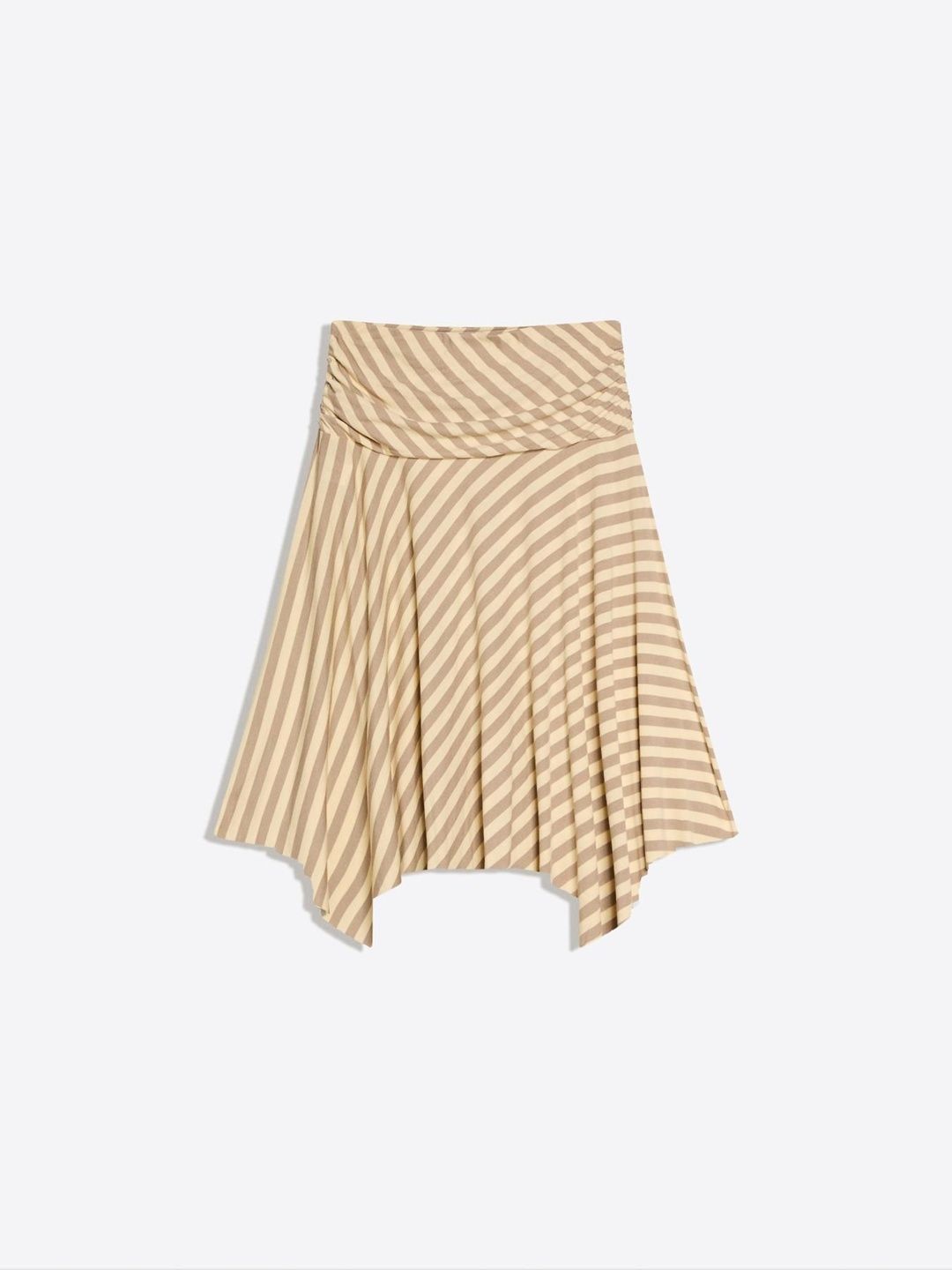 Ruched Midi Skirt